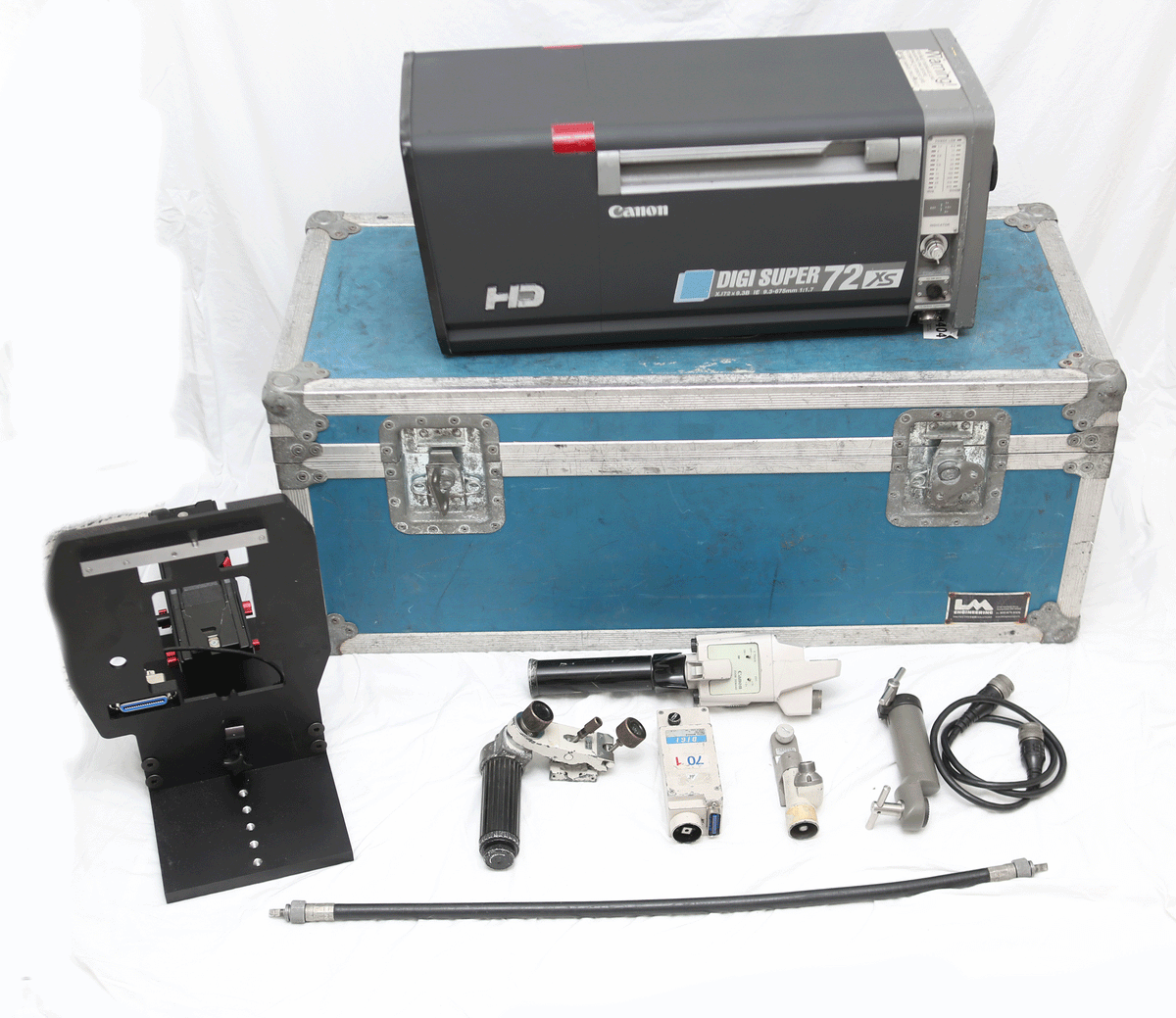 Canon XJ72X9.3B IE B4 HD box lens W Rear controls, Lens sled