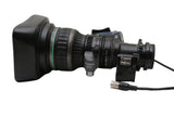 Canon HJ22eX7.6B IRSE HD 2/3” eHDxs lens W/2X Extender and rear studio controls