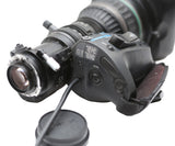 Canon HJ22eX7.6B IRSE HD 2/3” eHDxs lens W/2X Extender and rear studio controls