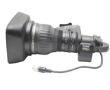 Share Canon HJ22eX7.6B IASE HD 2/3” eHDxs lens W/2X Ext. & Full servo Rear controls