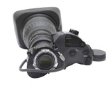 Share Canon HJ22eX7.6B IASE HD 2/3” eHDxs lens W/2X Ext. & Full servo Rear controls