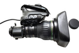 Share Canon HJ22eX7.6B IASE HD 2/3” eHDxs lens W/2X Ext. & Full servo Rear controls