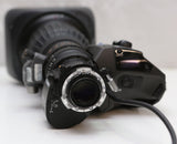 Canon HJ24eX7.5B IRSE HDXs 2/3” lens With 2X Extender, and Rear studio controls
