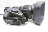 Canon HJ24eX7.5B IRSE HDXs 2/3” lens With 2X Extender, and Rear studio controls