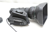 Fujinon A22X7.8BERM 2/3” B4 mount lens With 2X extender for Sony, Panasonic, BM
