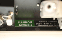Fujinon HA26x6.7 BESM 2/3” B4 HD Studio box lens W/ Rear controls , Lens sled