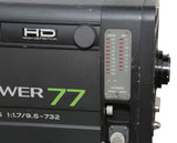 Fujinon XA77X9.5BESM 2/3 box lens W Rear controls, sled, case Image Stabilizer