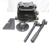 Excellent! Vinten Vector 950 (E) Heavy Duty Tripod Head W/ pan arms, 256Lb load